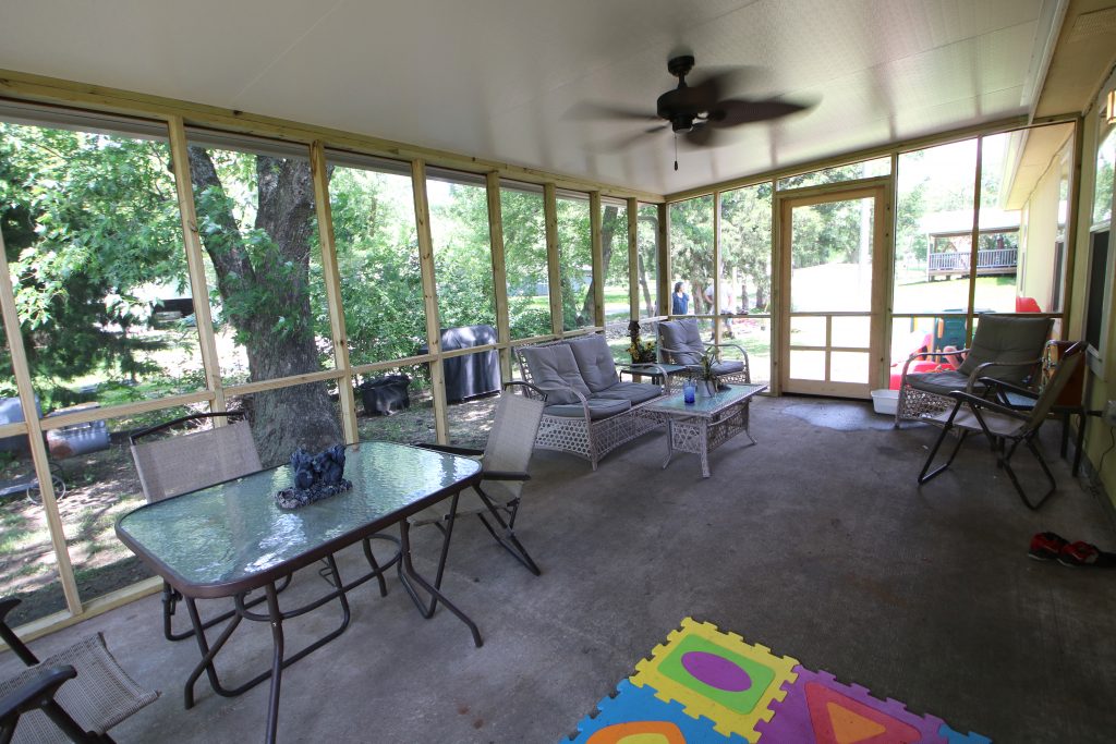 New Screened In Porch Installed Additions and Remodeling in Kansas