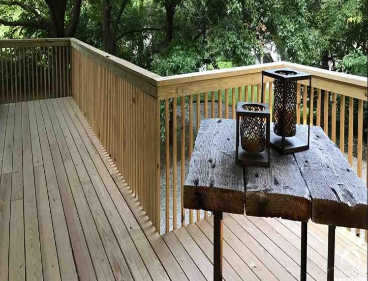 Rebuilt Second Story Deck Additions and Remodeling in Kansas